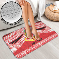 Personalised Kolisi Tonga College Atele Bathroom Set Polynesian Ngatu Tribal - Polynesian Pride