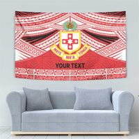 Personalised Kolisi Tonga College Atele Tapestry Polynesian Ngatu Tribal
