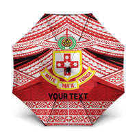 Personalised Kolisi Tonga College Atele Umbrella Polynesian Ngatu Tribal - Polynesian Pride