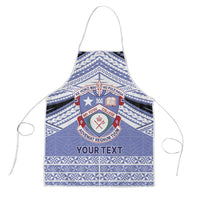 Personalised Tonga Apifoou College Apron Polynesian Ngatu Tribal - Polynesian Pride