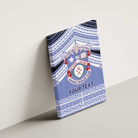 Personalised Tonga Apifoou College Canvas Wall Art Polynesian Ngatu Tribal