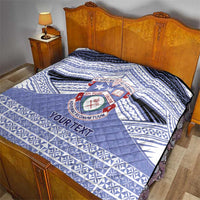Personalised Tonga Apifoou College Quilt Polynesian Ngatu Tribal