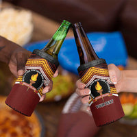 Personalised Tonga Beulah College 4 in 1 Can Cooler Tumbler Polynesian Ngatu Tribal