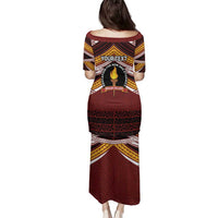 Personalised Tonga Beulah College Family Matching Puletasi and Hawaiian Shirt Polynesian Ngatu Tribal