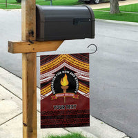 Personalised Tonga Beulah College Garden Flag Polynesian Ngatu Tribal