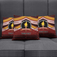 Personalised Tonga Beulah College Pillow Cover Polynesian Ngatu Tribal LT9 - Polynesian Pride