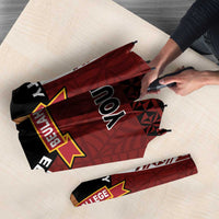 Personalised Tonga Beulah College Umbrella Polynesian Ngatu Tribal - Polynesian Pride