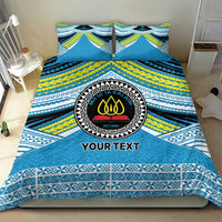 Personalised Tonga Lavengamalie College Bedding Set Polynesian Ngatu Tribal