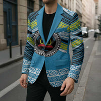 Personalised Tonga Lavengamalie College Blazer Polynesian Ngatu Tribal - Polynesian Pride