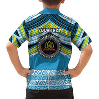 Personalised Tonga Lavengamalie College Family Matching Summer Maxi Dress and Hawaiian Shirt Polynesian Ngatu Tribal