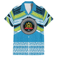 Personalised Tonga Lavengamalie College Family Matching Summer Maxi Dress and Hawaiian Shirt Polynesian Ngatu Tribal
