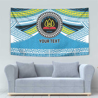 Personalised Tonga Lavengamalie College Tapestry Polynesian Ngatu Tribal