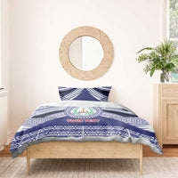 Personalised Tonga Sia'atoutai Theological College Bedding Set Polynesian Ngatu Tribal