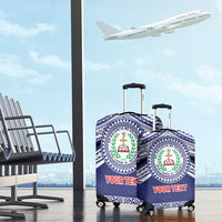 Personalised Tonga Sia'atoutai Theological College Luggage Cover Polynesian Ngatu Tribal LT9 - Polynesian Pride