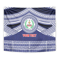 Personalised Tonga Sia'atoutai Theological College Tapestry Polynesian Ngatu Tribal