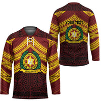 Personalised Tonga Vava'u High School Hockey Jersey Polynesian Ngatu Tribal - Polynesian Pride