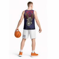 American Samoa Brave Eagle Personalized Basketball Jersey National Flag Color LT9 - Polynesian Pride