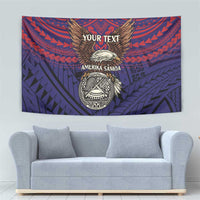 American Samoa Brave Eagle Personalized Tapestry National Flag Color