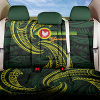 American Samoa Manua Cession Day Personalized Back Car Seat Cover Polynesian Wave Style
