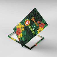 American Samoa Manu'atele Personalized Canvas Wall Art Manua Island Hibiscus Flowers