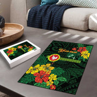 American Samoa Manu'atele Personalized Puzzle Manua Island Hibiscus Flowers - Polynesian Pride