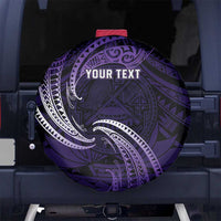 Manua Segaula American Samoa High School Personalized Spare Tire Cover Polynesian Wave Style