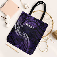 Manua Segaula American Samoa High School Personalized Tote Bag Polynesian Wave Style - Polynesian Pride