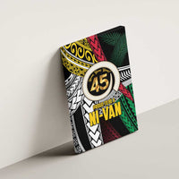 Ni-Van Vanuatu 45th Yumi Yumi Yumi Canvas Wall Art Vanuatuan Boar Tusk Polynesian Pattern