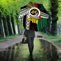 Ni-Van Vanuatu 45th Yumi Yumi Yumi Umbrella Vanuatuan Boar Tusk Polynesian Pattern - Polynesian Pride