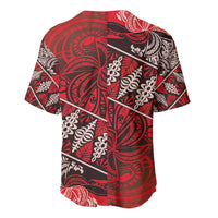 Vintage Ngatu Tribal Tonga Pattern Baseball Jersey - Polynesian Pride