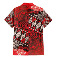 Vintage Ngatu Tribal Tonga Pattern Family Matching Mermaid Dress and Hawaiian Shirt - Polynesian Pride