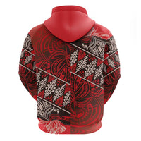 Vintage Ngatu Tribal Tonga Pattern Hoodie - Polynesian Pride