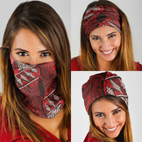 Vintage Ngatu Tribal Tonga Pattern Neck Gaiter LT9 - Polynesian Pride
