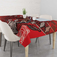 Vintage Ngatu Tribal Tonga Pattern Tablecloth - Polynesian Pride