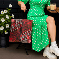 Vintage Ngatu Tribal Tonga Pattern Tote Bag - Polynesian Pride