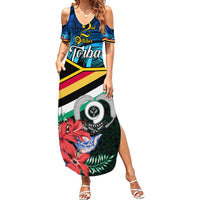 personalised-torba-vanuatu-summer-maxi-dress-sand-drawing-with-polynesian-pattern
