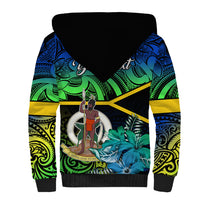 personalised-malampa-day-sherpa-hoodie-vanuatu-flowers-with-malampa-emblem-tribal-pattern