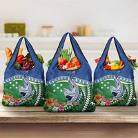 Melanesian Solomon Islands Grocery Bag Tropical Shark Tattoo