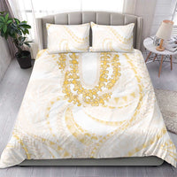 Aloha Lei Onaona Bedding Set Beige Hawaiian Tribal Pattern