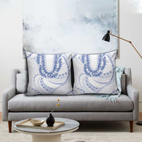 Aloha Lei Onaona Pillow Cover Navy Blue Hawaiian Tribal Pattern LT9 - Polynesian Pride