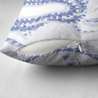 Aloha Lei Onaona Pillow Cover Navy Blue Hawaiian Tribal Pattern LT9 - Polynesian Pride