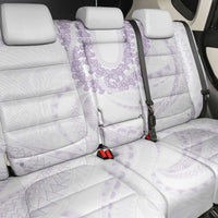 Aloha Lei Onaona Back Car Seat Cover Purple Hawaiian Tribal Pattern