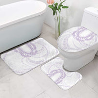 Aloha Lei Onaona Bathroom Set Purple Hawaiian Tribal Pattern - Polynesian Pride