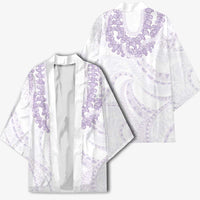 Aloha Lei Onaona Kimono Purple Hawaiian Tribal Pattern - Polynesian Pride