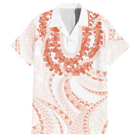 Aloha Lei Onaona Family Matching Tank Maxi Dress and Hawaiian Shirt Red Hawaiian Tribal Pattern
