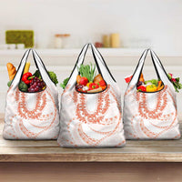 Aloha Lei Onaona Grocery Bag Red Hawaiian Tribal Pattern LT9 3-pack One Size Red - Polynesian Pride