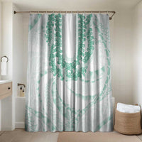 Aloha Lei Onaona Bathroom Set Sage Green Hawaiian Tribal Pattern - Polynesian Pride