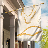 Aloha Lei Mikioi Garden Flag Gold Polynesian Tribal Tatau Pattern