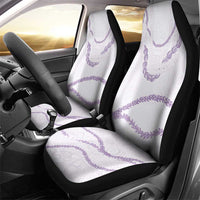 Aloha Lei Mikioi Car Seat Cover Purple Polynesian Tribal Tatau Pattern