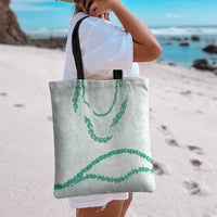 Aloha Lei Mikioi Tote Bag Sage Green Polynesian Tribal Tatau Pattern LT9 - Polynesian Pride